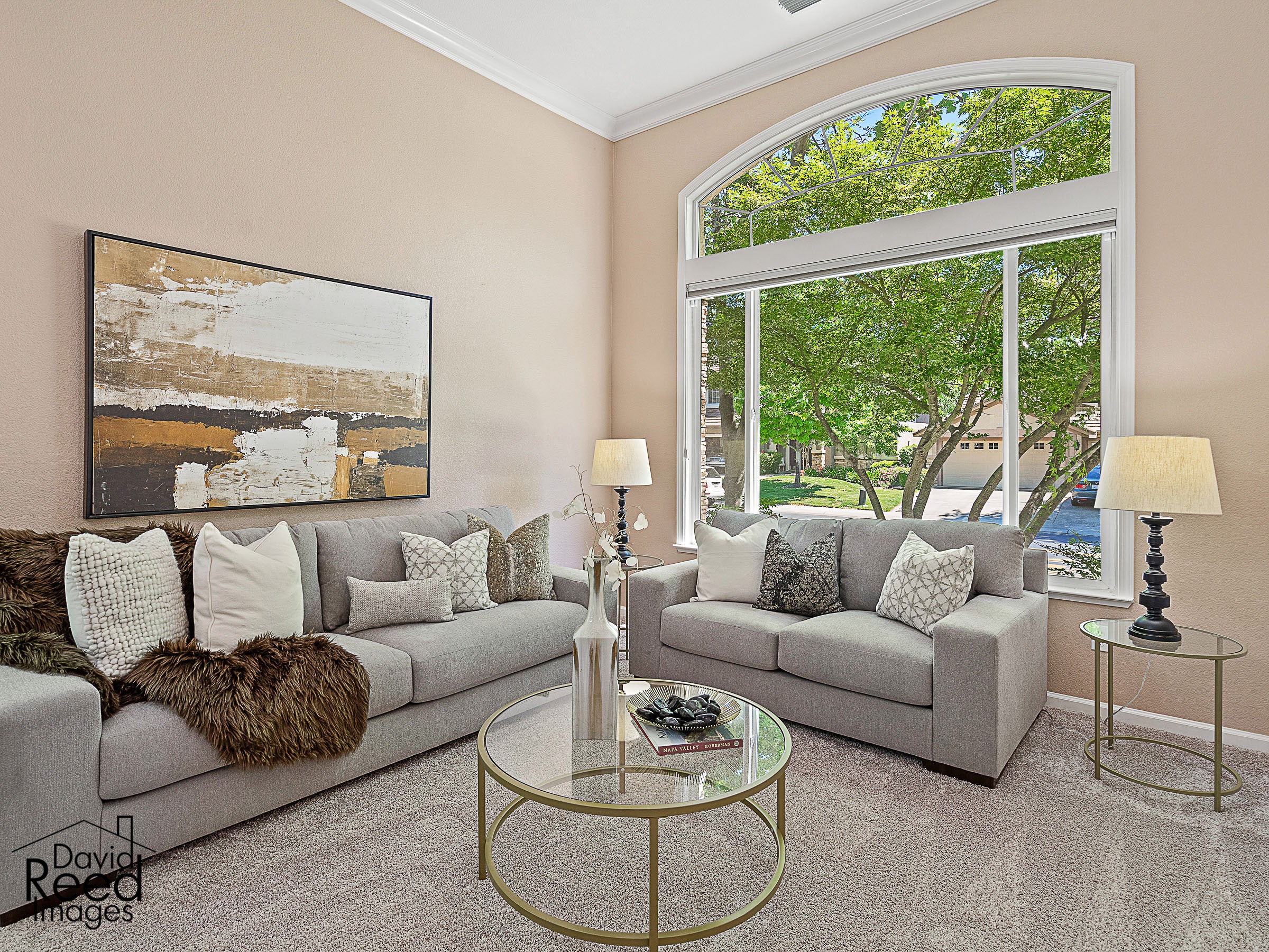 Premiere Home Staging Projects | Living room interior design idea - Meadow Wood Dr, El Dorado Hills