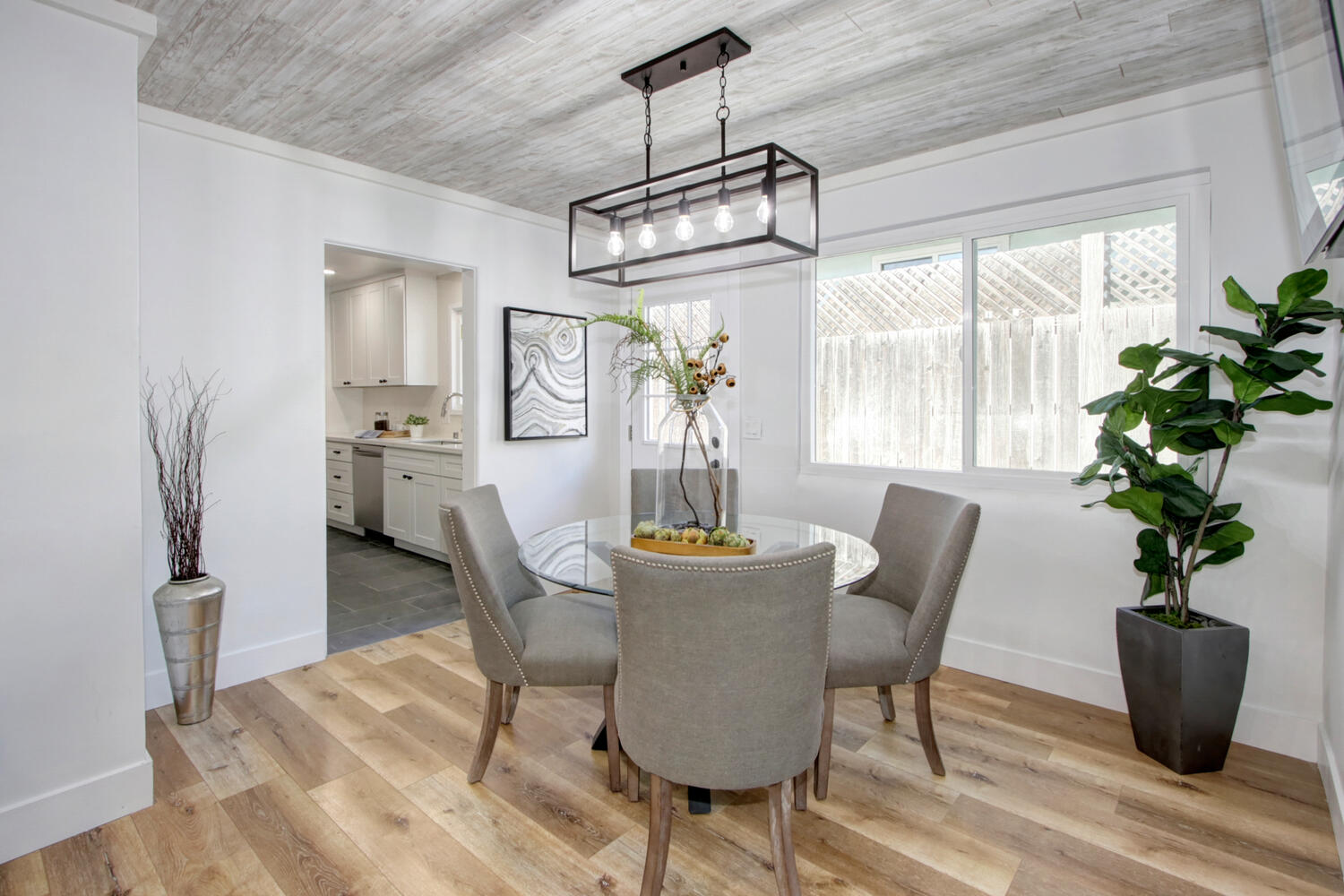 Premiere Home Staging Projects | Dining area interior design idea - S Land Park Dr, Sacramento