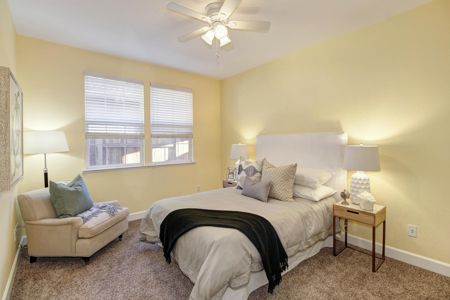 Premiere Home Staging Projects | Master bedroom interior design idea - Dodson Ln, Sacramento