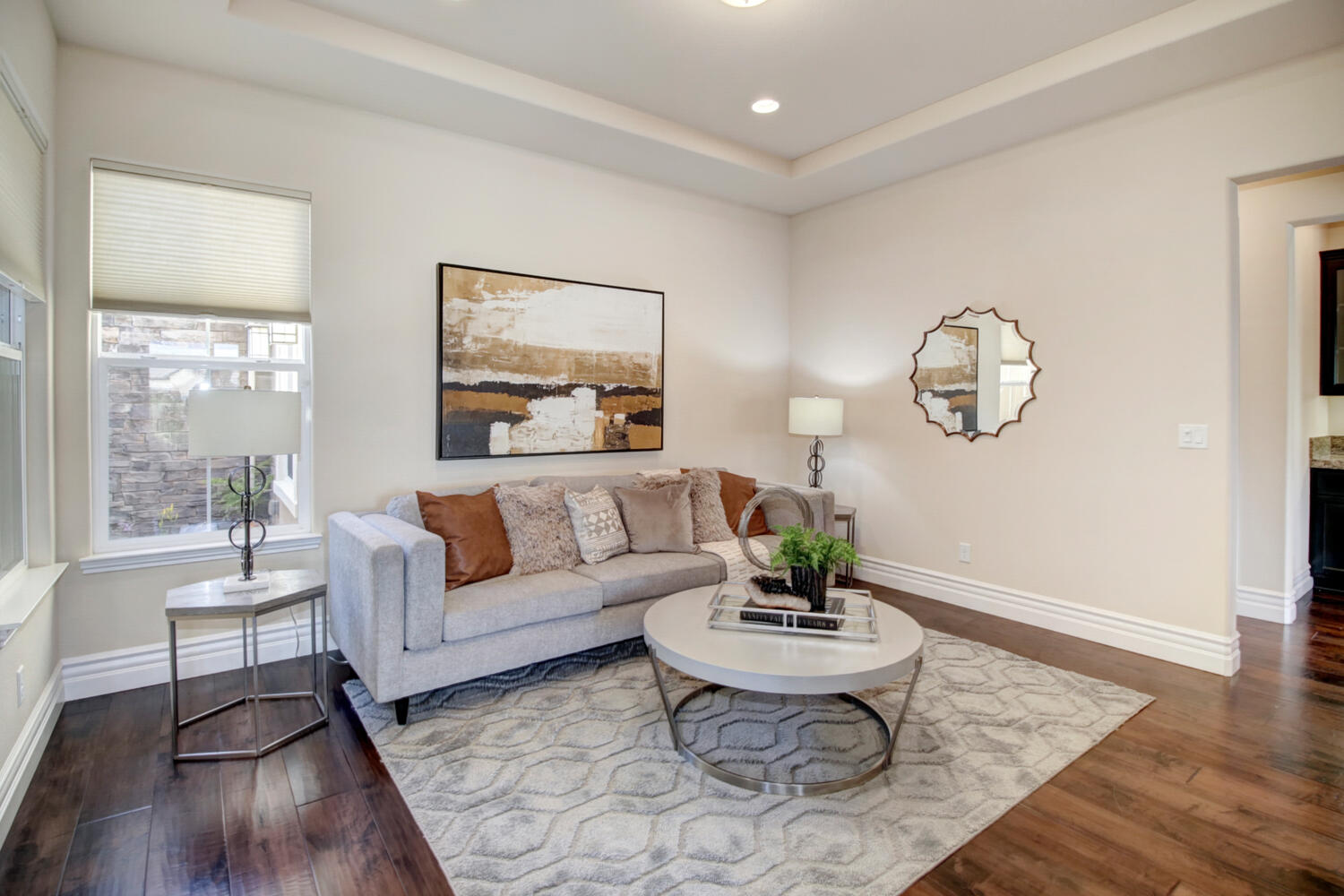 Premiere Home Staging Projects | Great room interior design idea - Song Sparrow Ct, Rocklin