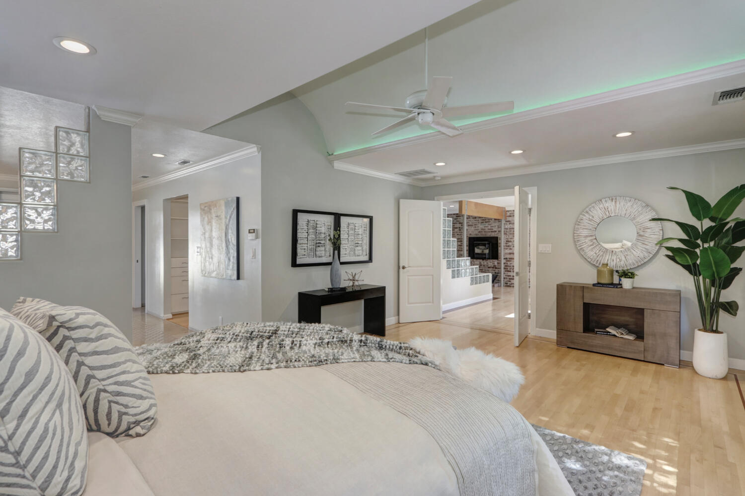 Premiere Home Staging Projects | Master bedroom interior design idea - Hoffman Ln, Fair Oaks