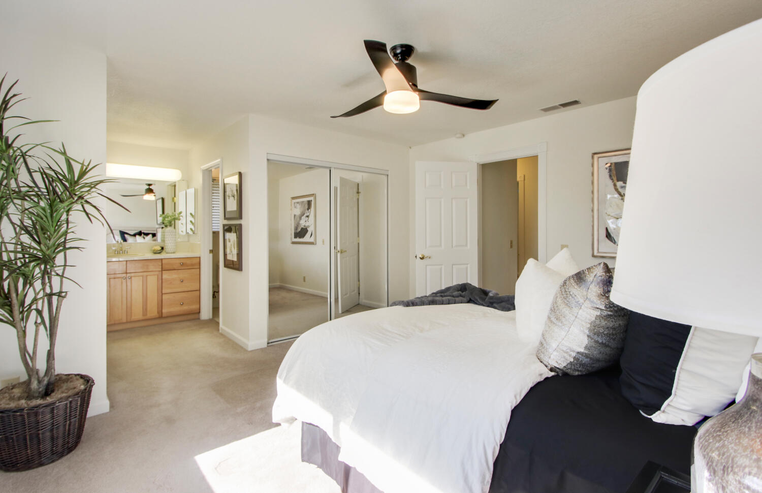 Premiere Home Staging Projects | Master bedroom interior design idea - Inyo Ct, Rocklin