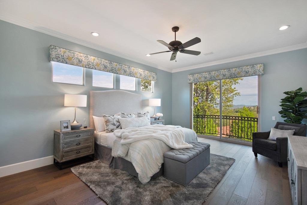 Premiere Home Staging Projects | Master bedroom interior design idea - Bantry Pl, El Dorado Hills