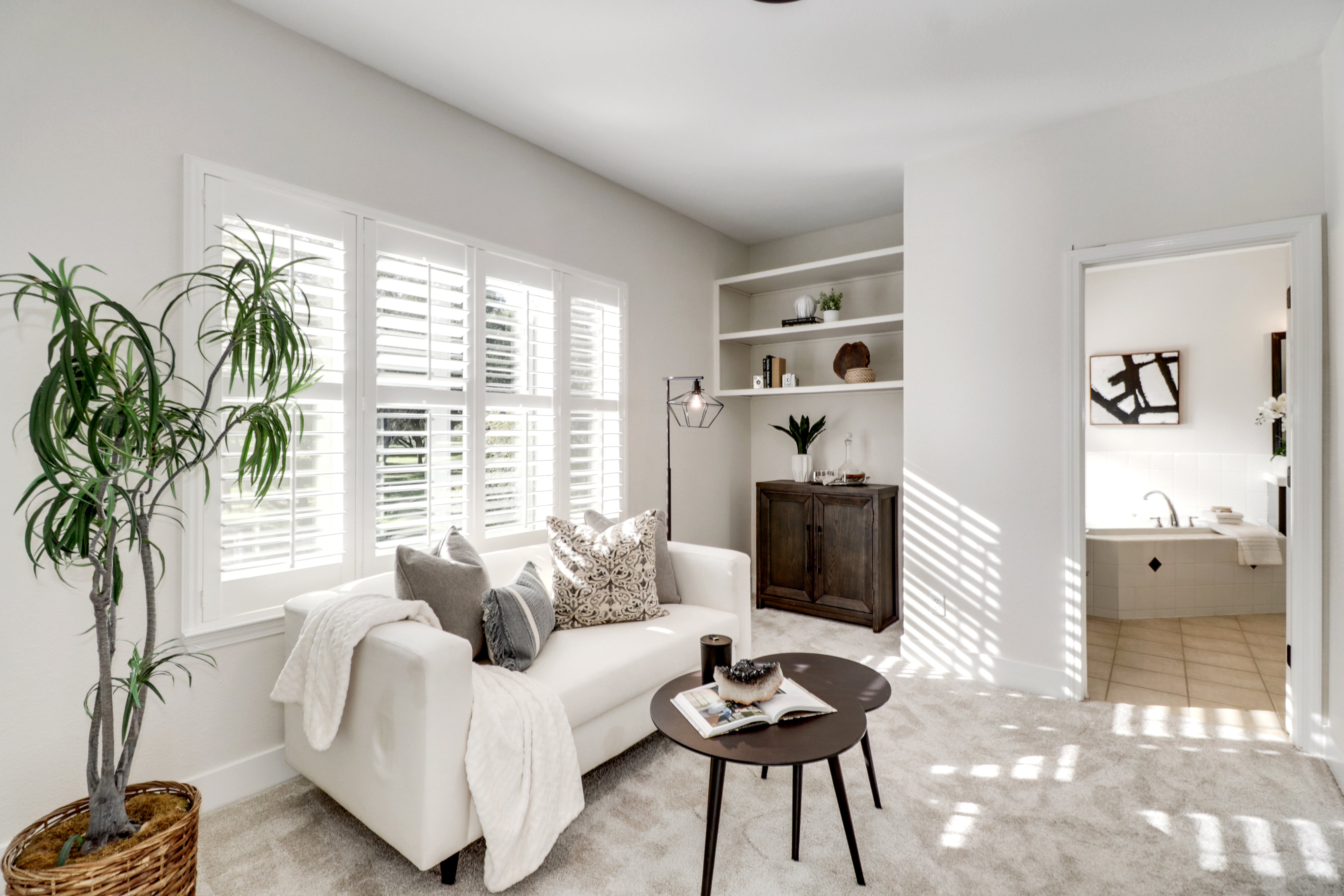 Premiere Home Staging Projects | Bedroom retreat interior design idea - Barton Rd, Granite Bay