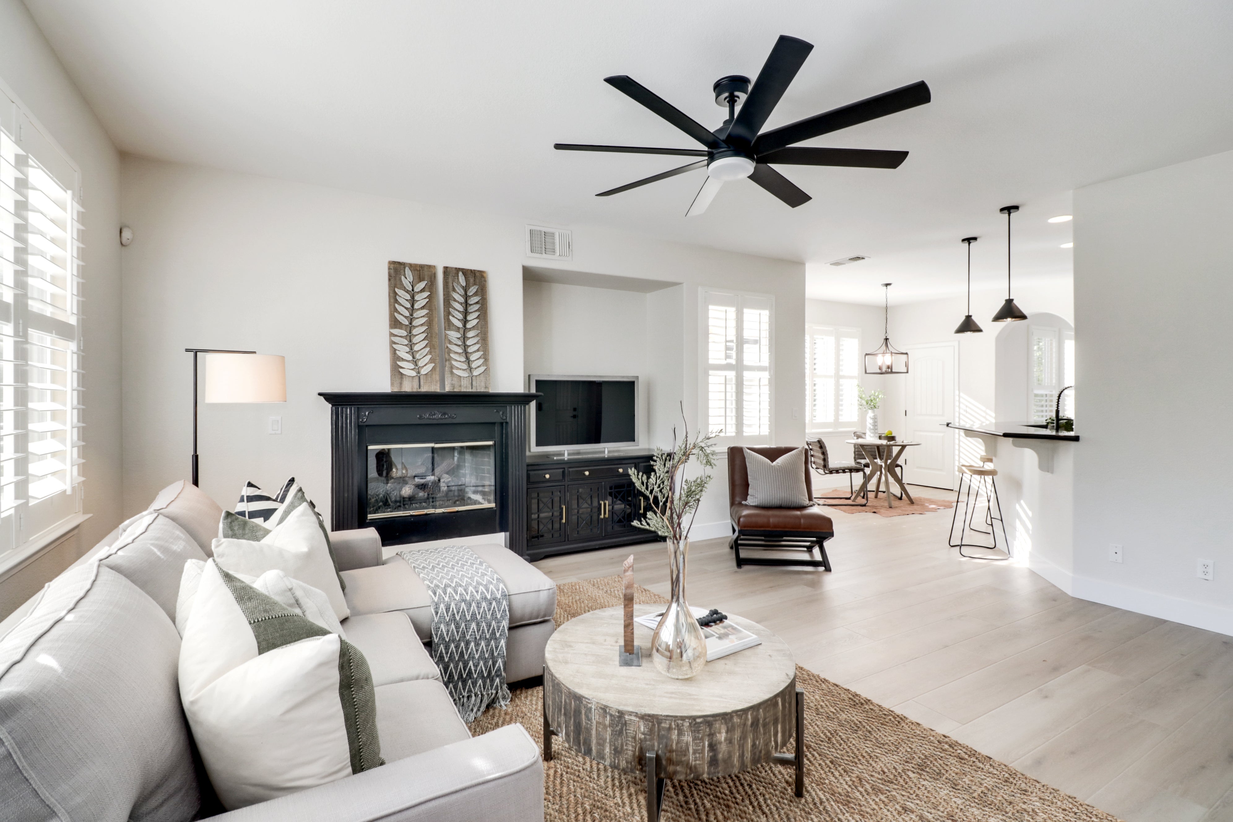 Premiere Home Staging Projects | Living room interior design idea - Barton Rd, Granite Bay