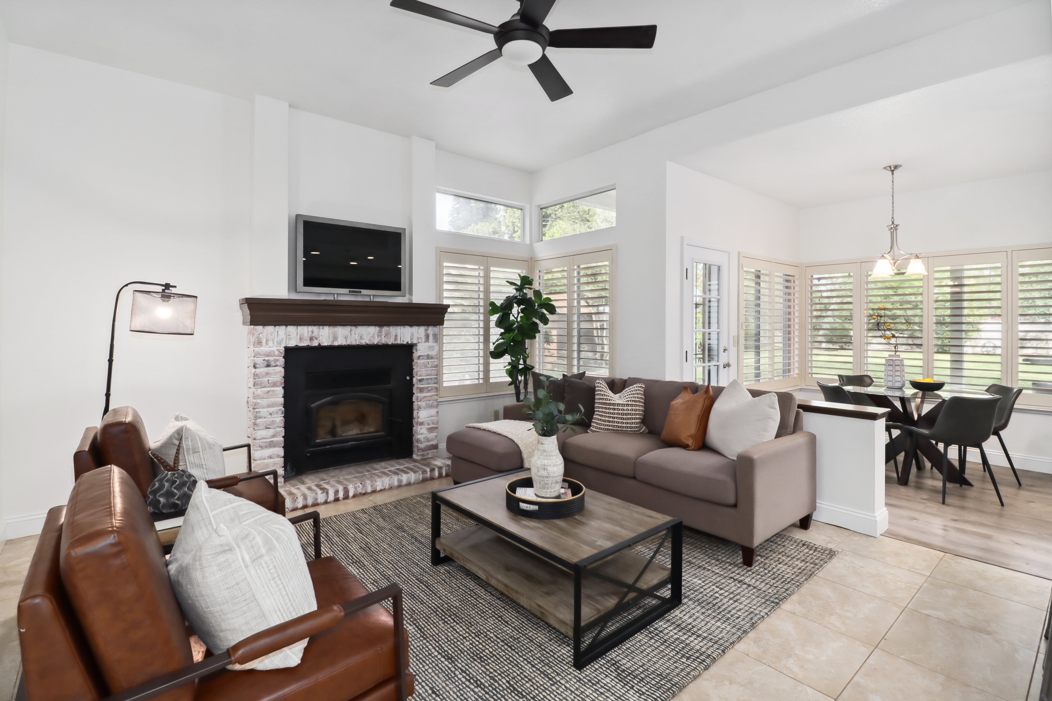 Premiere Home Staging Projects | Living room interior design idea - Corrigan Ct, Folsom