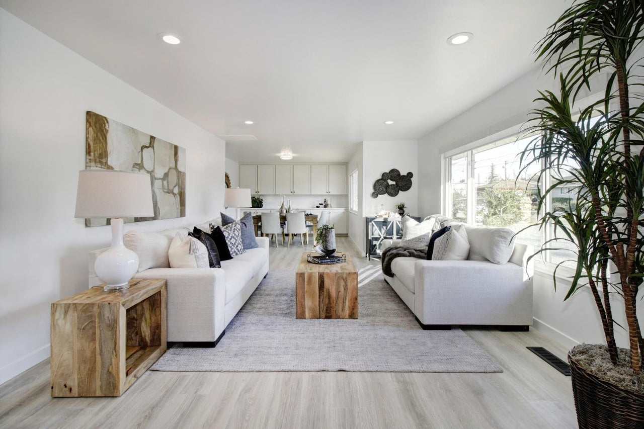 Premiere Home Staging Projects | Living room interior design idea - Joseph Ave, Sacramento