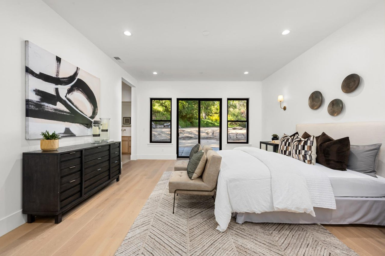 Premiere Home Staging Projects | Master bedroom interior design idea - Logan Ln, Penryn