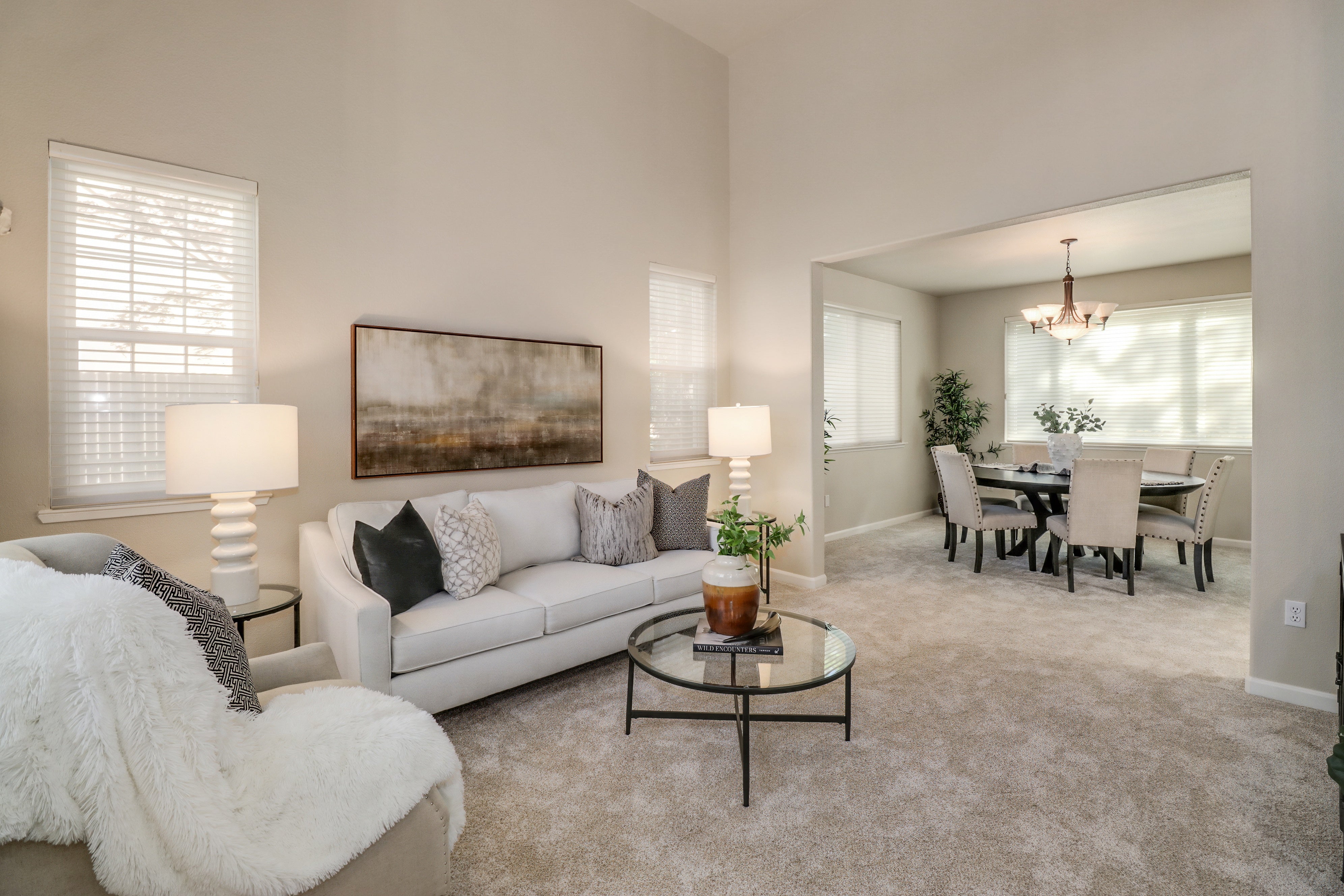 Premiere Home Staging Projects | Living room interior design idea - Ludlow, Roseville