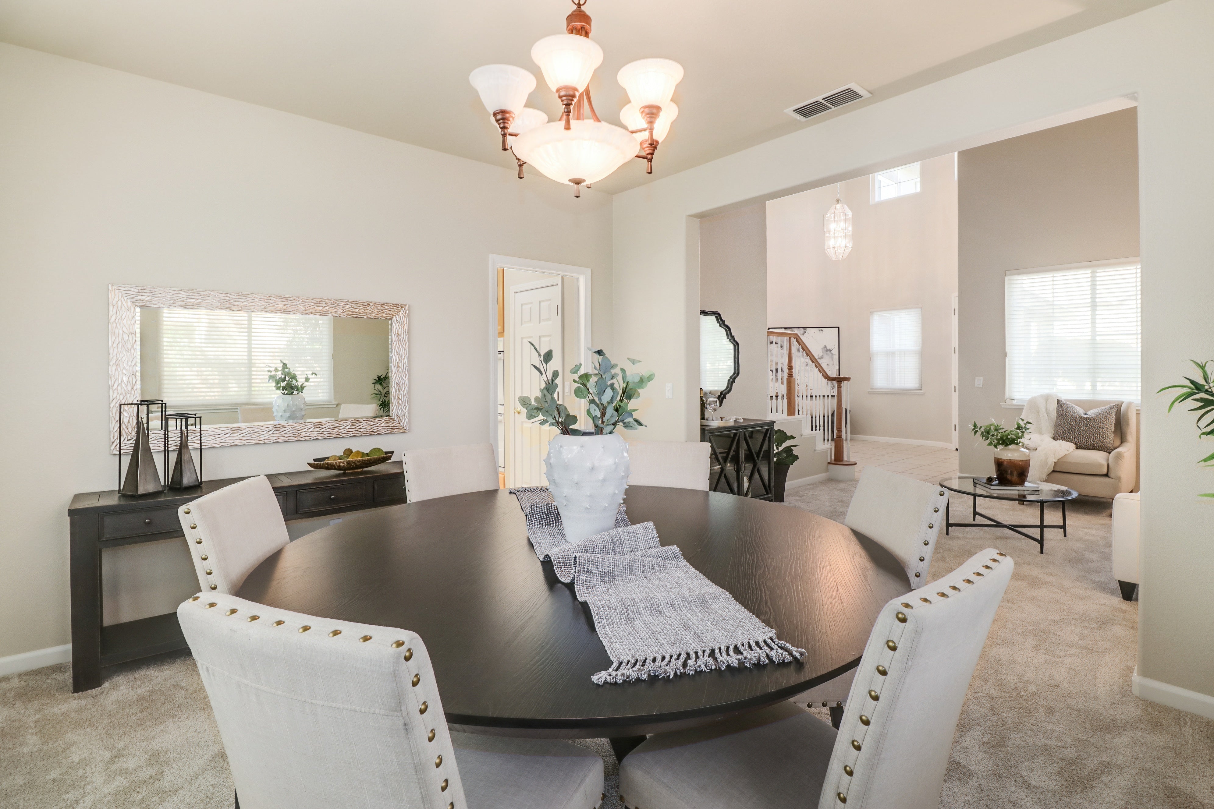 Premiere Home Staging Projects | Dining room interior design idea - Ludlow, Roseville