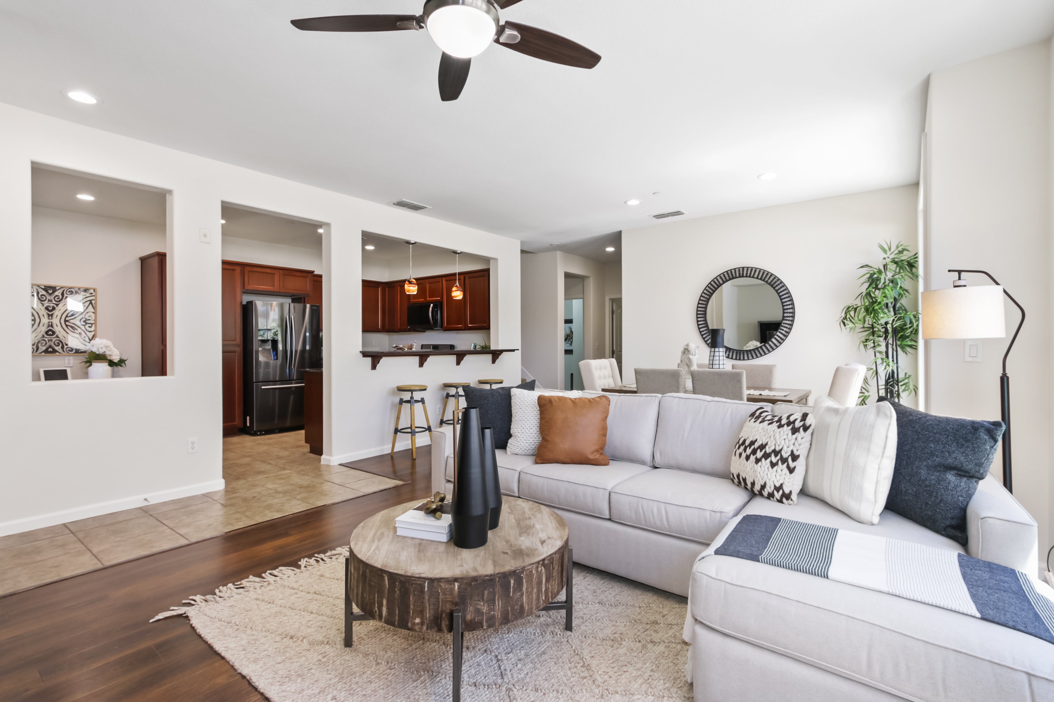 Premiere Home Staging Projects | Living room interior design idea - Monet Ln, Folsom