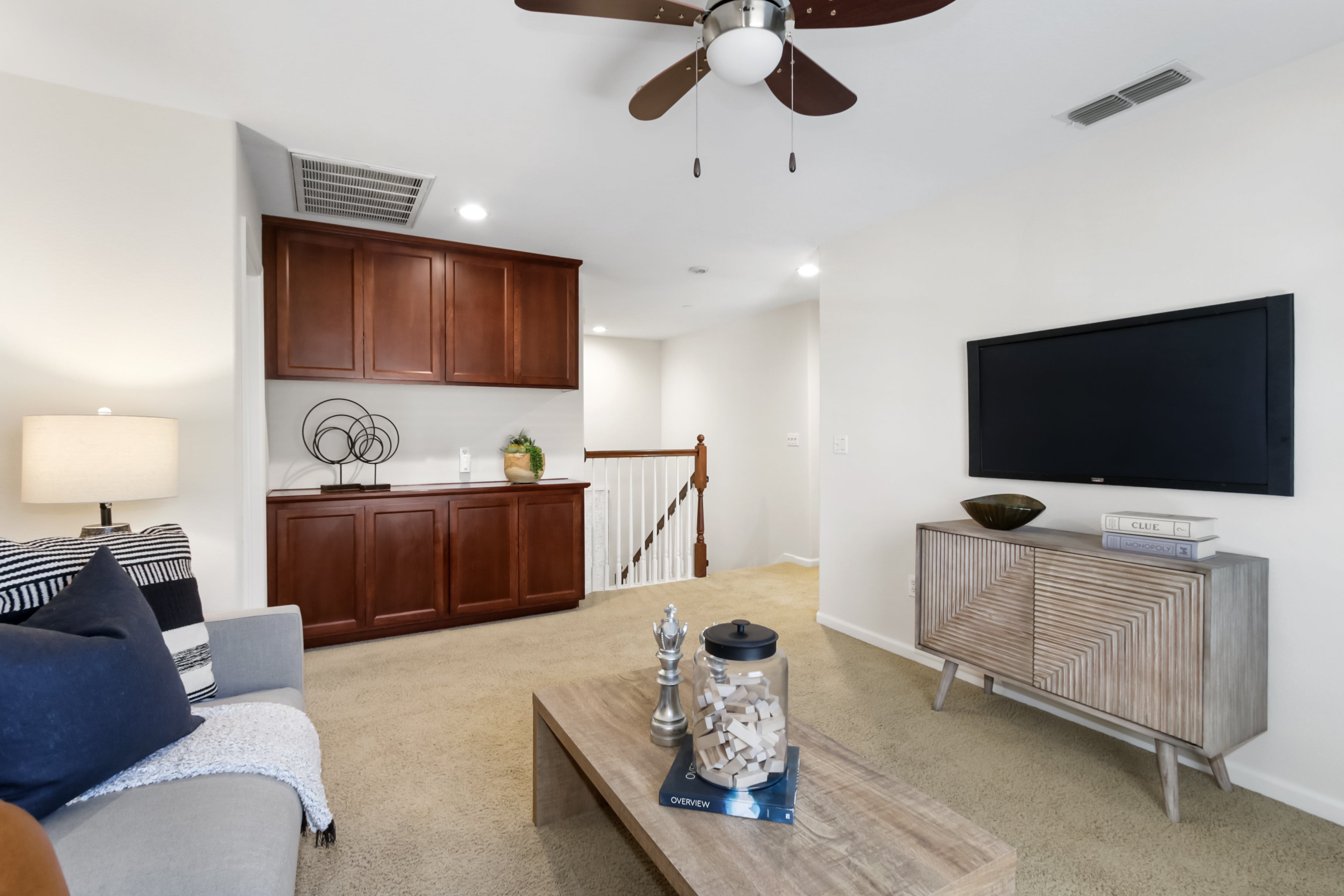 Premiere Home Staging Projects | Loft interior design idea - Monet Ln, Folsom