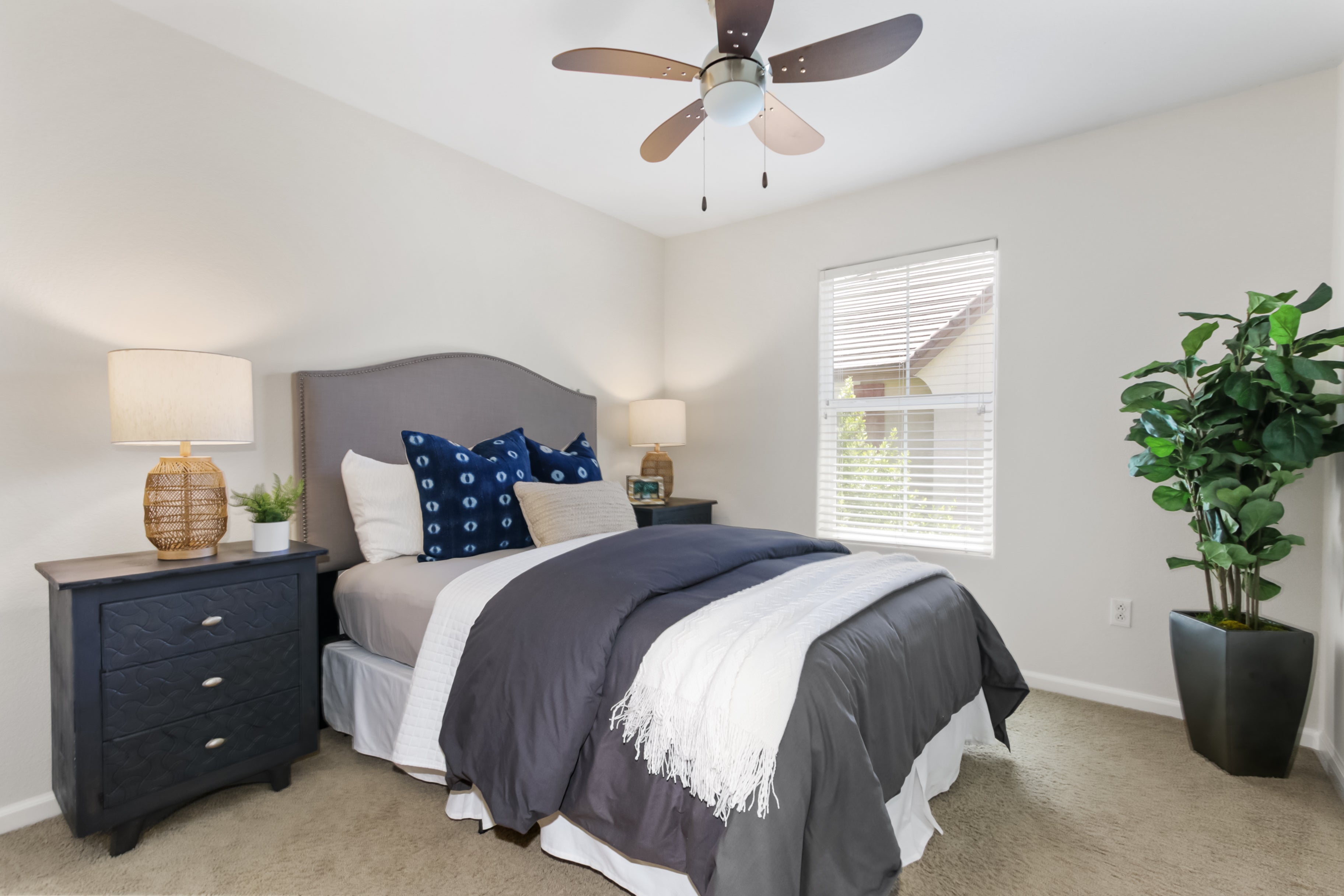 Premiere Home Staging Projects | Guest bedroom interior design idea - Monet Ln, Folsom