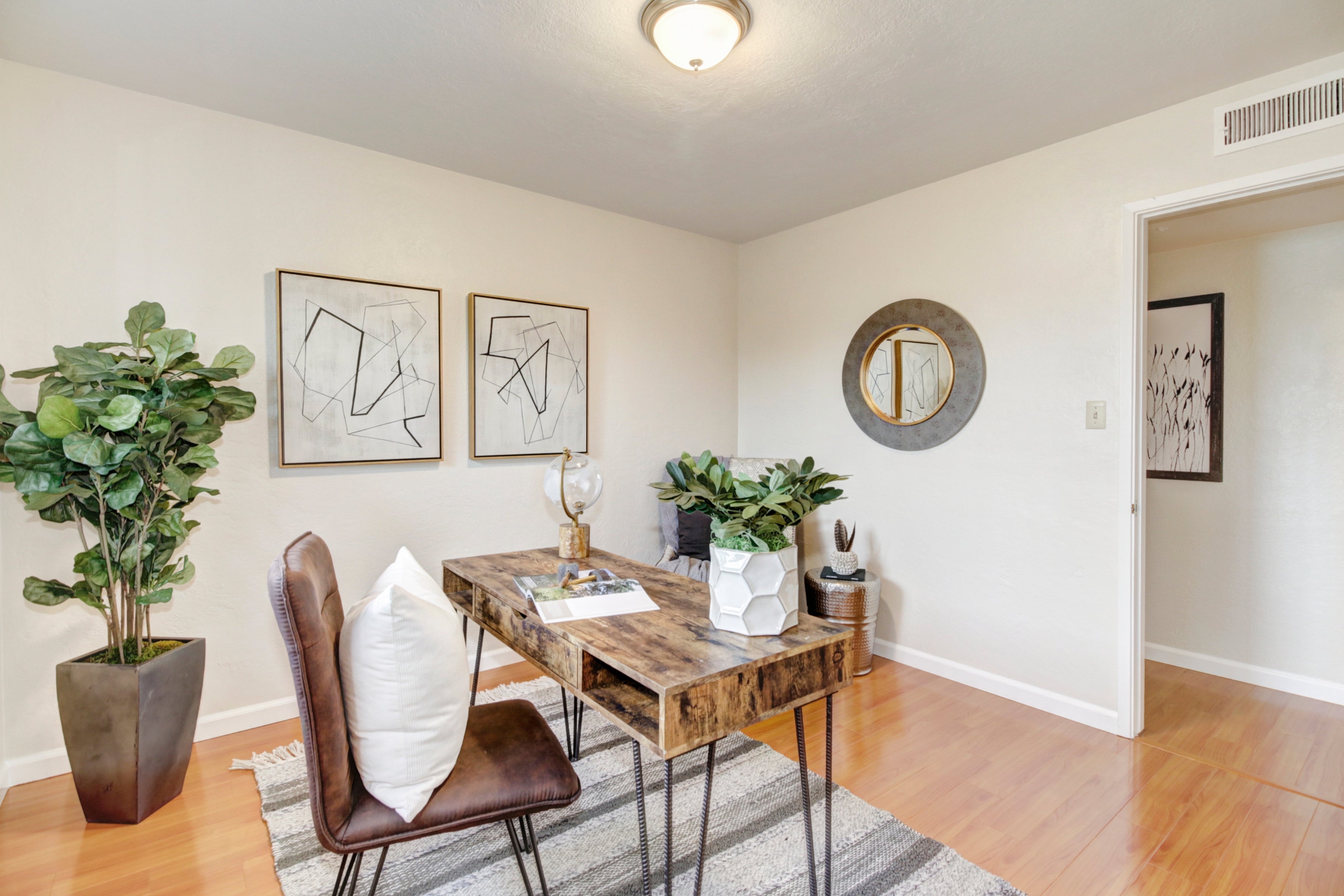 Premiere Home Staging Projects | Home office interior design idea - Monte Vista Way, Sacramento