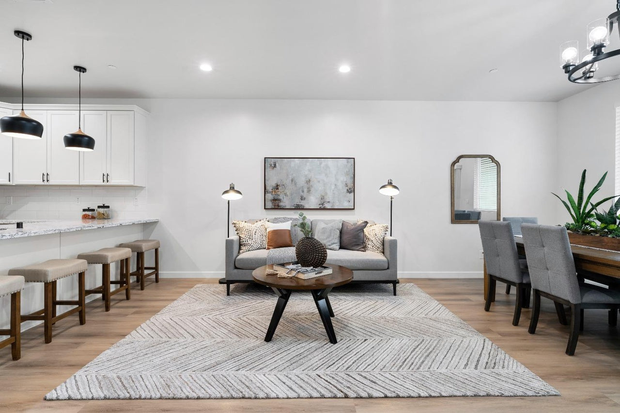 Premiere Home Staging Projects | Living room interior design idea - Mortensen Ct, Elverta