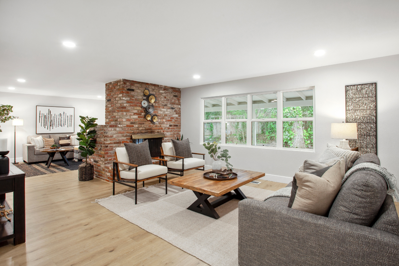 Premiere Home Staging Projects | Living room interior design idea - Pasadena Ave, Sacramento