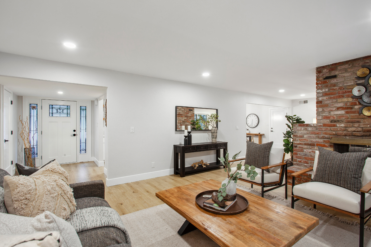 Premiere Home Staging Projects | Living room interior design idea - Pasadena Ave, Sacramento