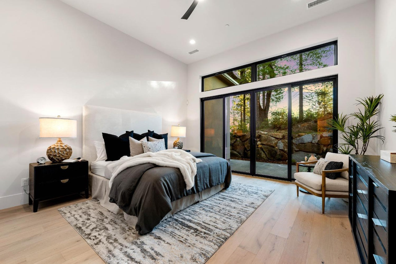 Premiere Home Staging Projects | Master bedroom interior design idea - Ridgemore Dr, Meadow Vista