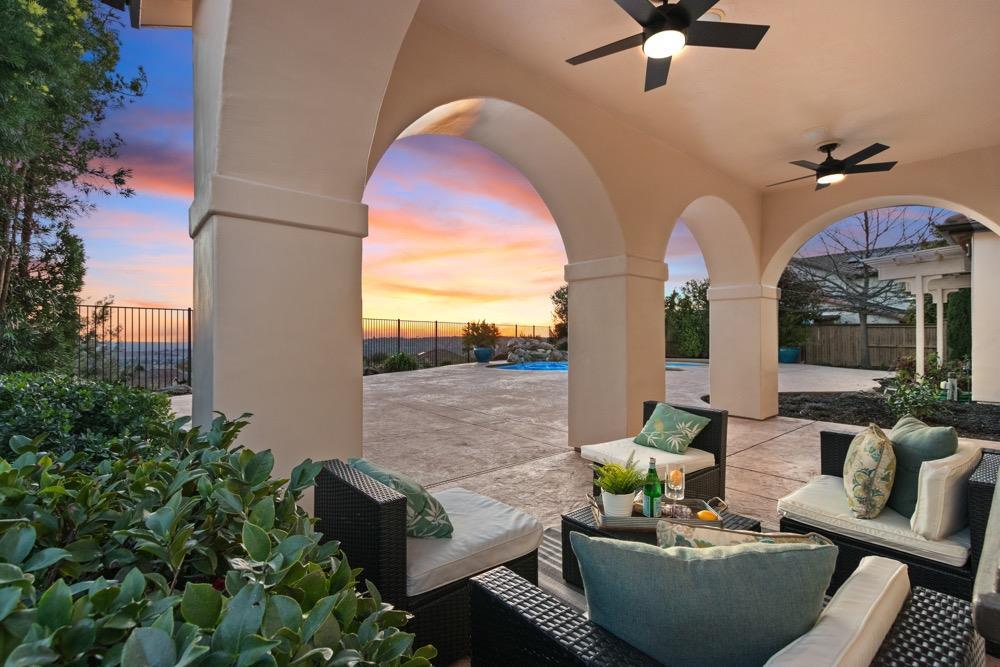 Premiere Home Staging Projects | Outdoor space design idea - Terracina Dr, El Dorado Hills