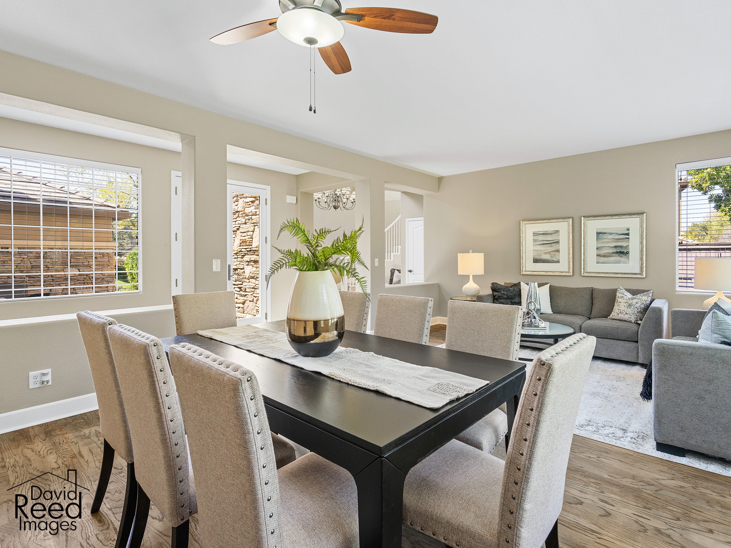 Premiere Home Staging Projects | Dining room interior design idea - Village Green Dr, El Dorado Hills