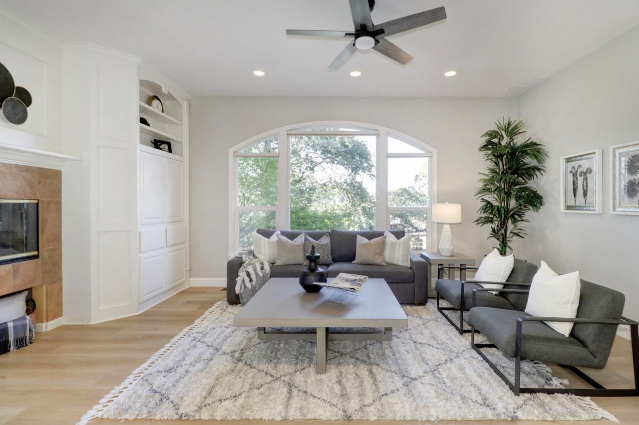 Premiere Home Staging Projects | Living room interior design idea - Warren Ln, El Dorado Hills