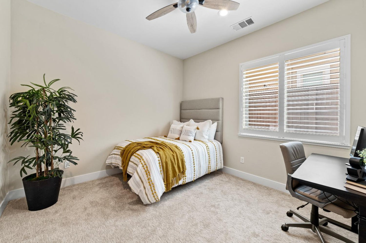 Premiere Home Staging Projects | Guest bedroom interior design idea - Wyeth Ct, El Dorado Hills