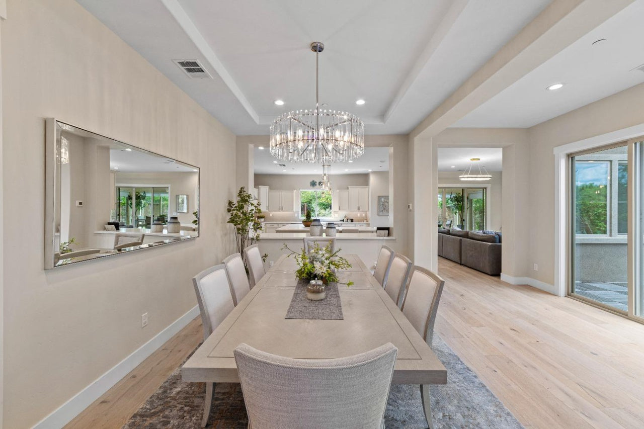 Premiere Home Staging Projects | Dining room interior design idea - Wyeth Ct, El Dorado Hills
