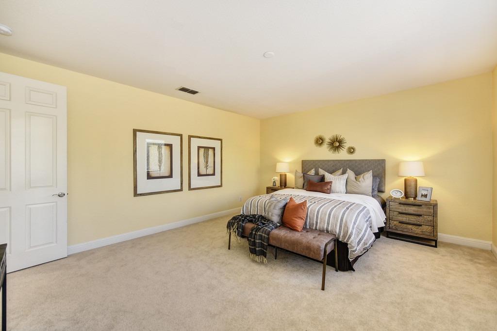 Premiere Home Staging Projects | Master bedroom interior design idea - Daunting Dr, El Dorado Hills