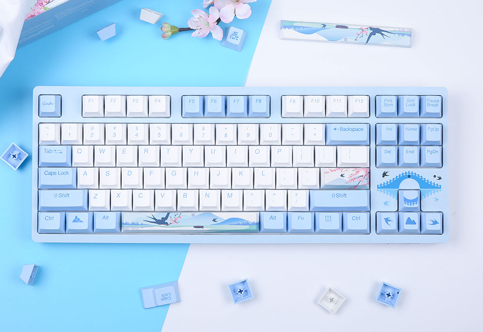 DAREU A87L SWALLOW Type-C Wired 87-Key Backlit Mechanical Gaming Keyboard ft. DAREU Aqua Switches