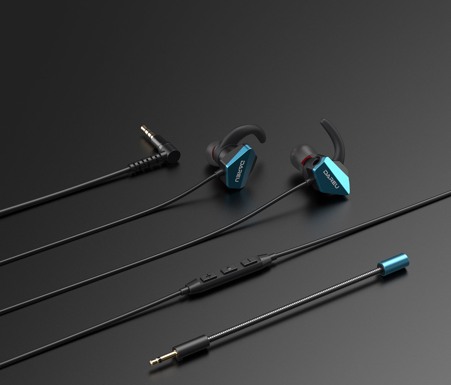 DAREU EH728 PRO Skin-Friendly IEM Earphone with Dual High Sensitive Microphones and Immersive Audio