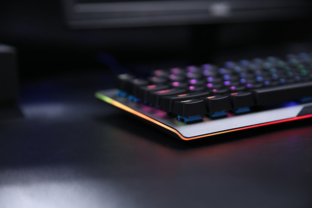 DAREU EK925 II Fully Customized RGB LED Aluminium Alloy Mechanical Gaming Keyboard with Zero-Compromise Switch