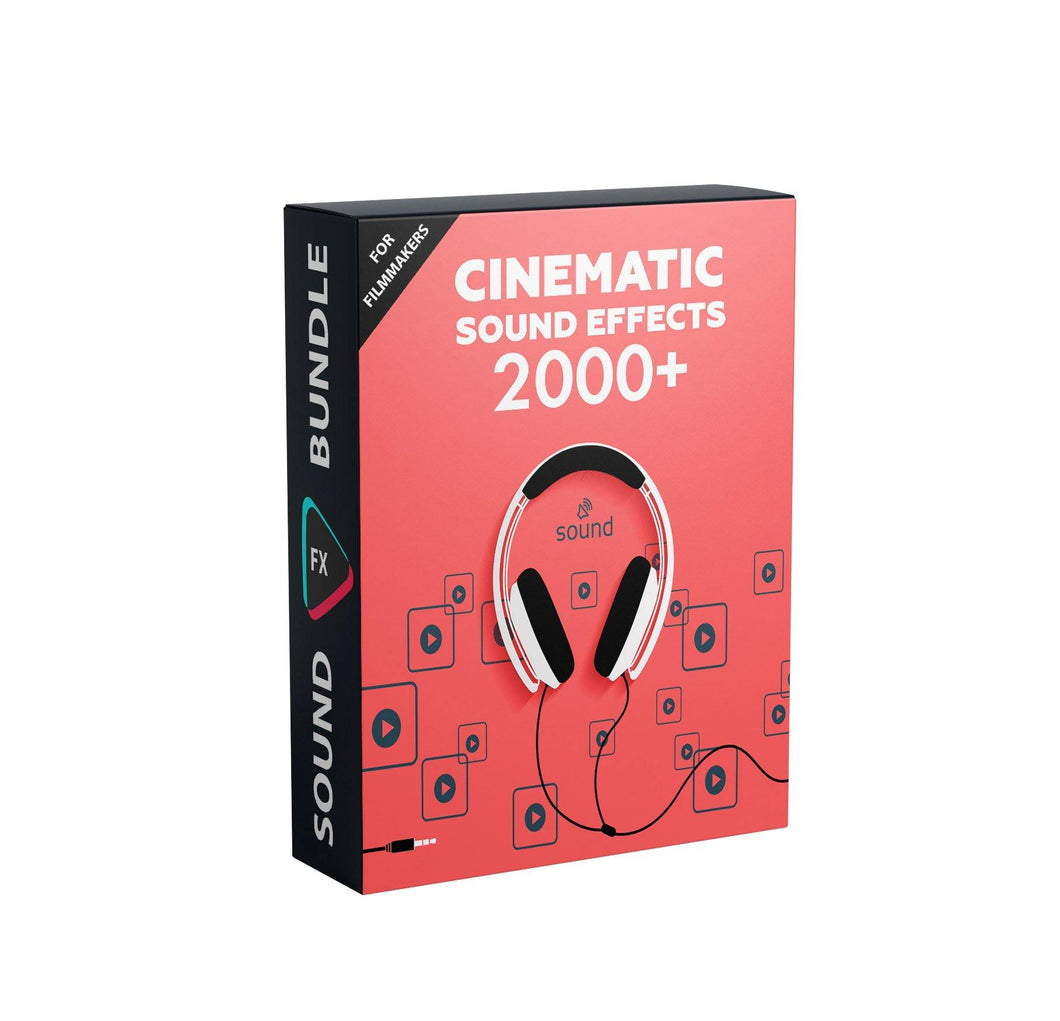 2000+ Cinematic Sounds Effects for Filmmakers - vfx-studio