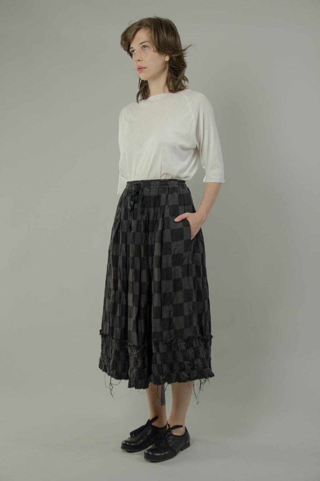 Cotton Organdy Bustle Skirt – E.S.S