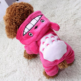 Warm Soft Fleece Pet Dog Cat Clothes Cartoon Puppy Dog Costumes Autumn Winter Clothing For Small Dogs Chihuahua Yorkie Outfits