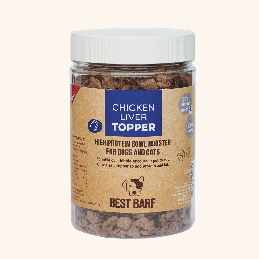 are raw chicken livers good for dogs