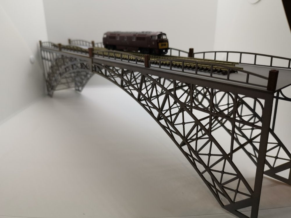 n gauge girder bridge