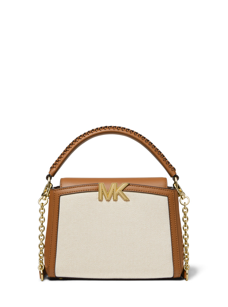 Greenwich Small Color-Block Logo and Saffiano Leather Crossbody Bag  BrownCamel – Pearl Brands Online Shop