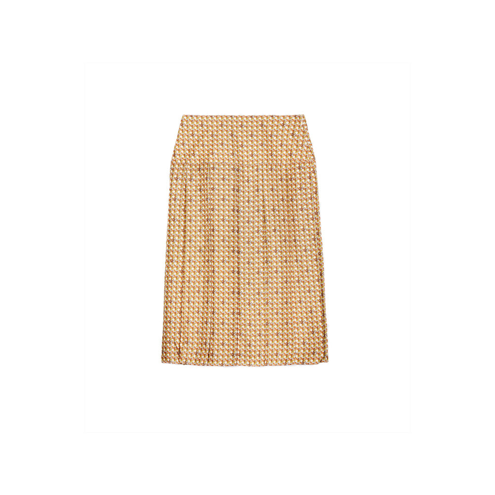 Pleated Tie Wrap Skirt – 