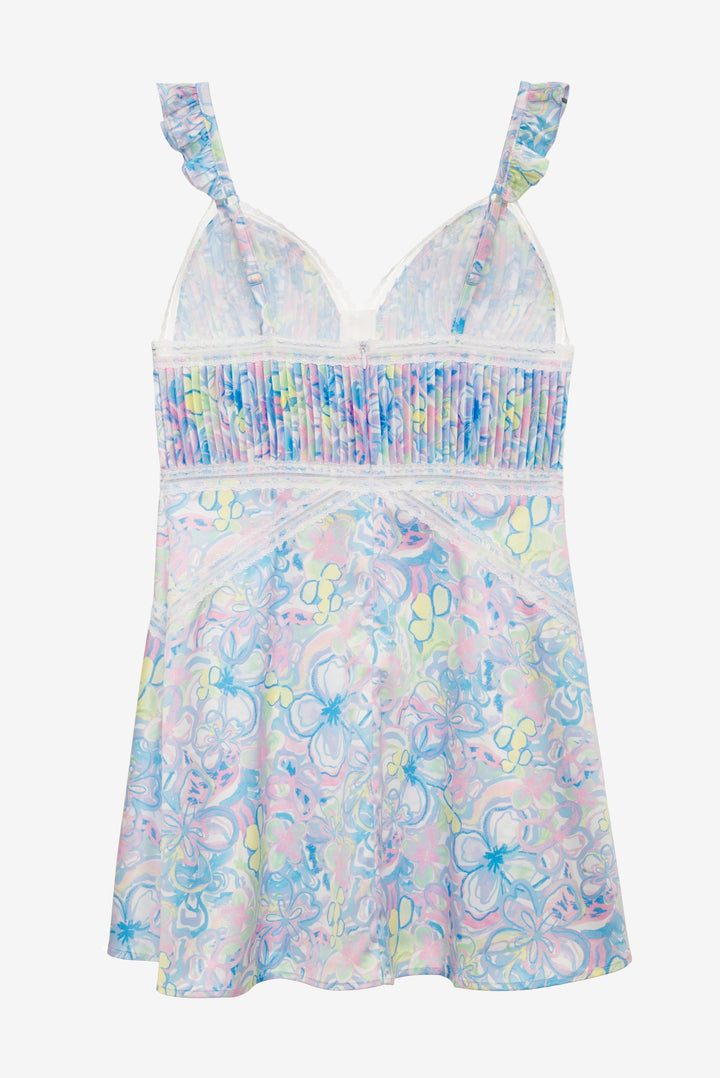 Midsummer Floral Slip Dress — Blue | For Love & Lemons