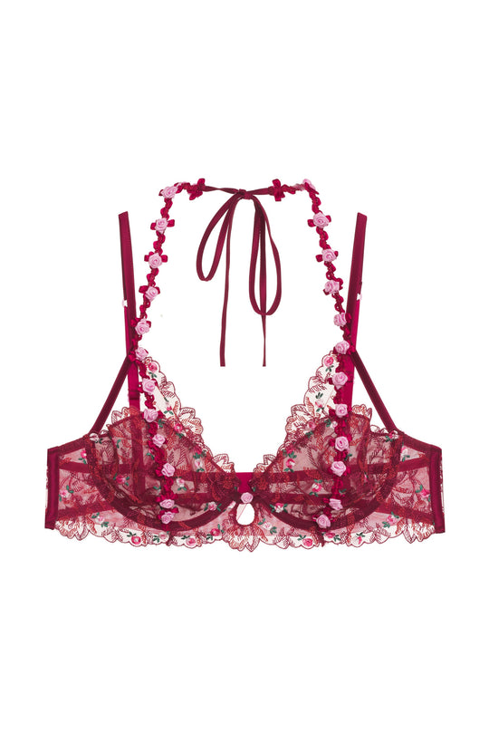 Colette Embroidery Underwire Bra | For Love & Lemons