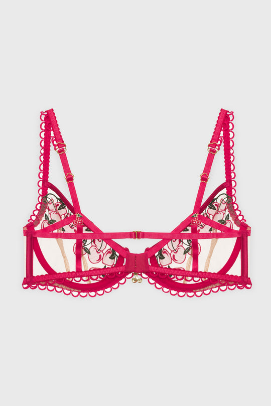 Cherie Underwire Bra — Red | For Love & Lemons