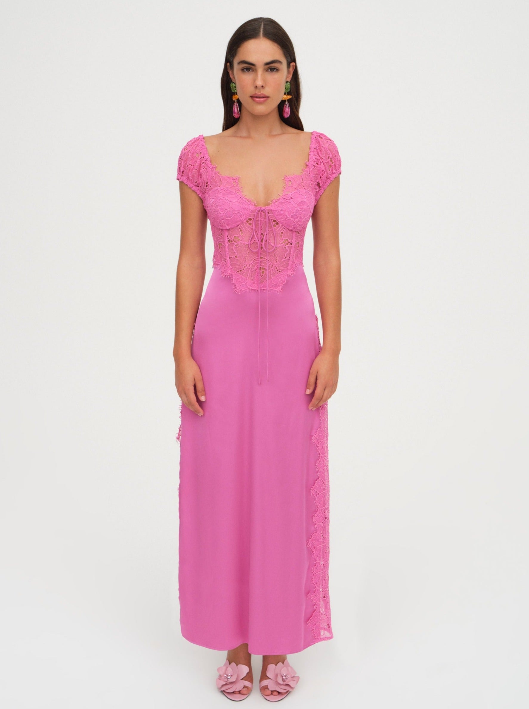 Casey Maxi Dress — Pink | For Love & Lemons