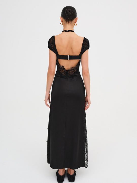 Casey Maxi Dress — Black | For Love & Lemons