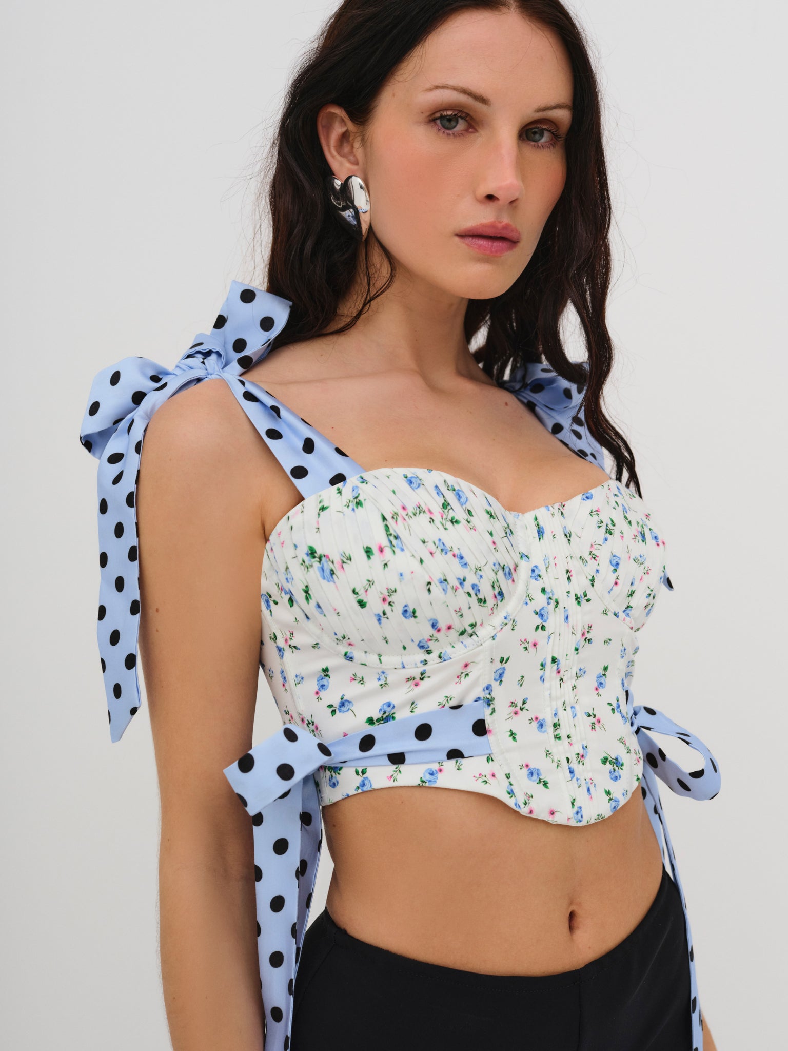 For Love And Lemons, Tops, For Love And Lemons Mallory Floral Corset Top