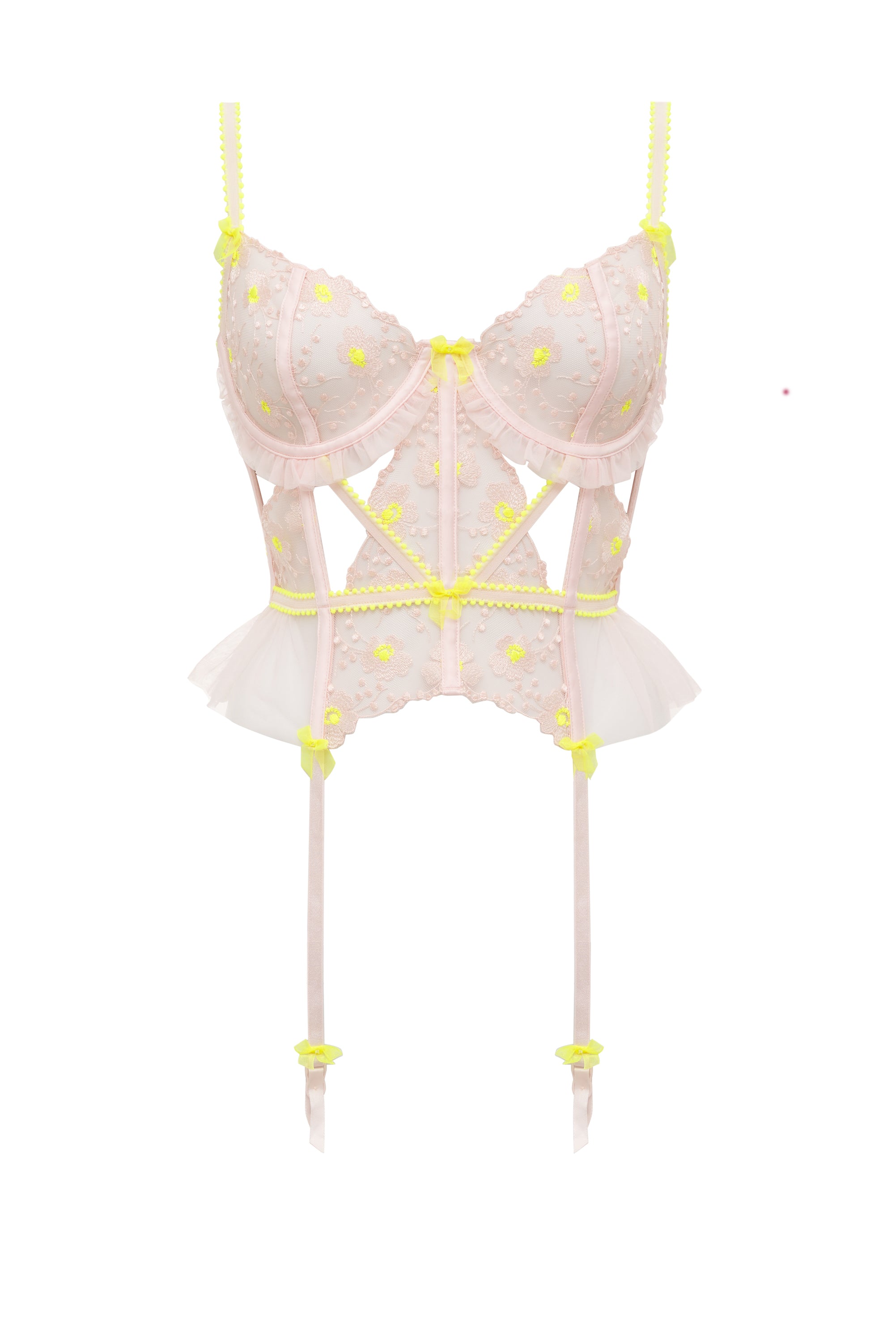 For Love & Lemons Harper Ruffle Bra & Thong Set Victoria's Secret