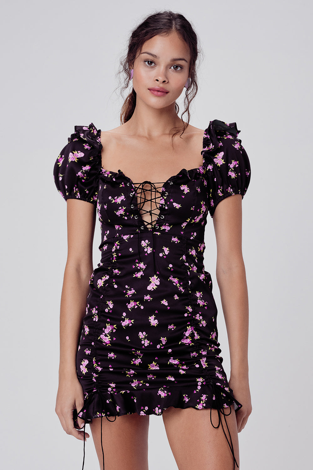 for love and lemons white flower dress