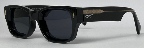 Óculos de Sol Feminino UV400 Acetato Italiano Preto - CandStoreBR