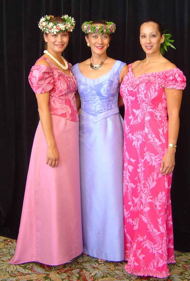 Holomuu for Hawaiian formal party wear