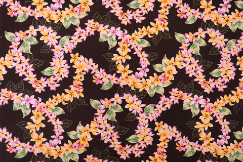 Lei Flower Print Hawaiian Fabric