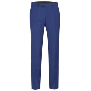 H&M Navy Blue Suit Pants, Men's Fashion, Bottoms, Trousers on Carousell